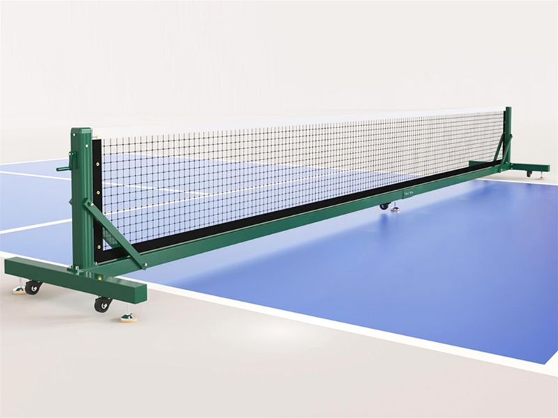 Wheeled Pickleball Posts & Net PK-0005